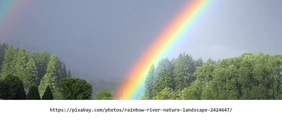Richtigen in des farben reihenfolge der regenbogens Regenbogenfarben: Richtige